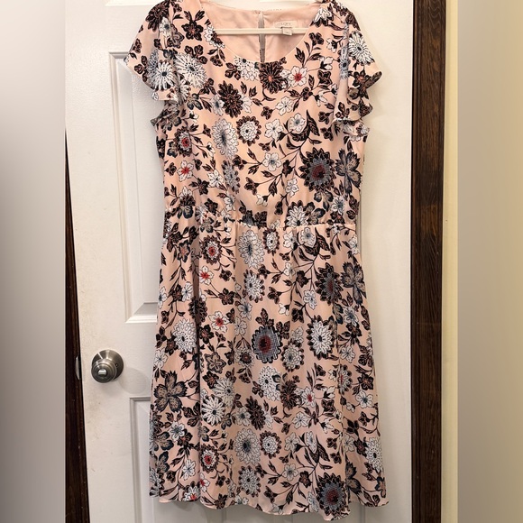 Floral Print Pink Dress - Picture 1 of 6